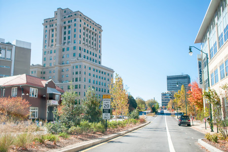 asheville skyline in fallのeditorial素材