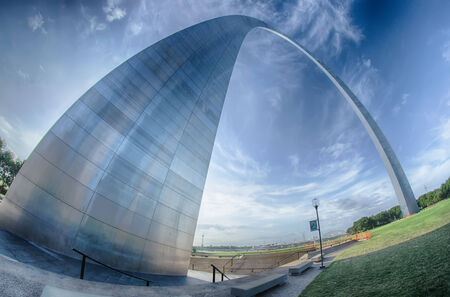 gateway arch in st louis missouri のeditorial素材