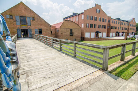 waterfront scenes in little washington north carolinaの写真素材