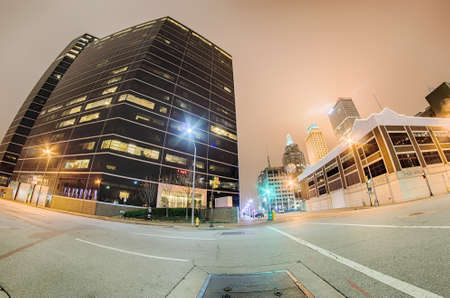 tulsa city skyline around downtownのeditorial素材