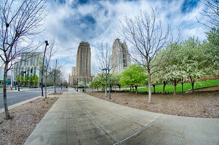 Kansas City skyline at sunriseのeditorial素材