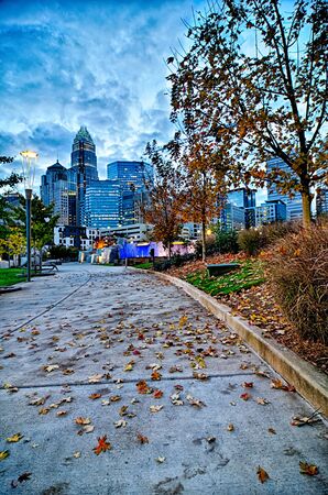 charlotte north carolina early  morning sunriseの写真素材
