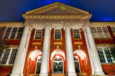 September 2015 - view of McCelvey Center of Culture and Heritage Museums in York South Carolinaのeditorial素材