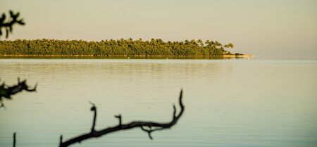 beautiful beach and ocean scenes in florida keysの写真素材