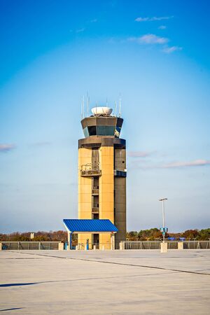 airport control traffic towerのeditorial素材