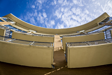 modern structure of city highrise architectureacのeditorial素材