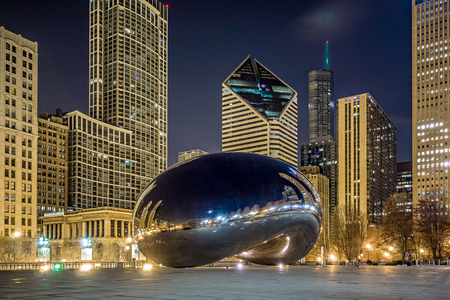 scenes around city of CHicago Illinoisのeditorial素材