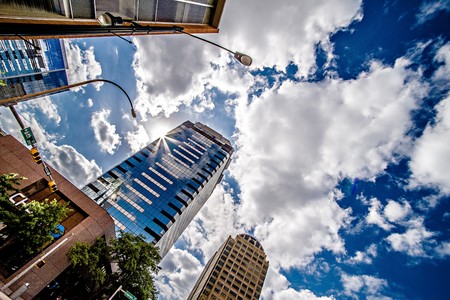 austin texas city skyline and city streetsのeditorial素材