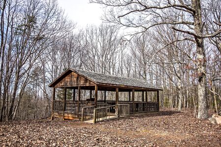picnic shelter on mountain park in york county sc