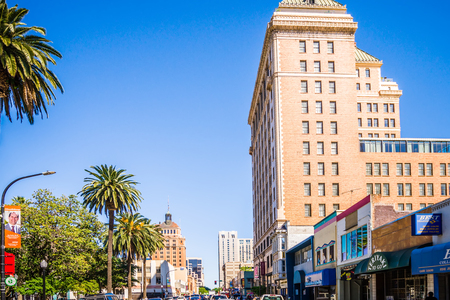 sacramento california city skyline and street viewsのeditorial素材