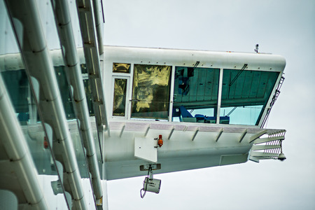 Scenes on deck of cruise ship lingering the Pacific Ocean