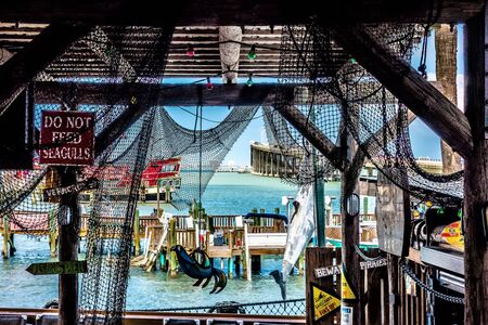 scenes on south padre island texasのeditorial素材