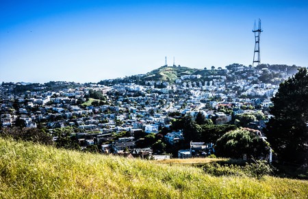 san francisco california downtown and surroundingsの写真素材