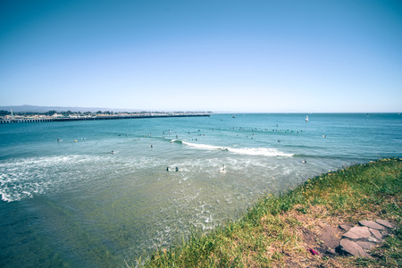 pacific ocean big sur coatal beaches and landscapesの写真素材
