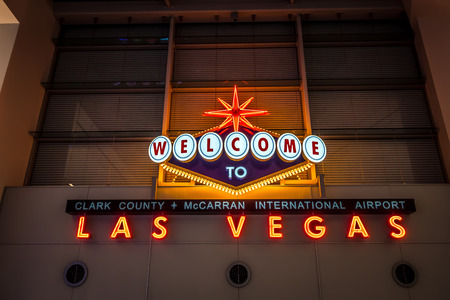 las vegas nevada evening city lights and street viewsのeditorial素材