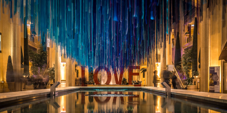 Las vegas nevada luxurious architecture and accommodation scenesのeditorial素材