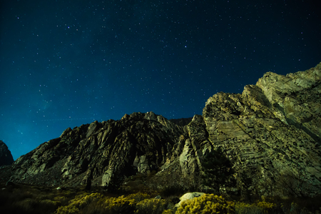 sierra and inyo national forest in californiaの写真素材