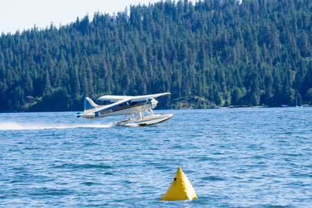 A Mountain Lake   Coeur d'Alene Idaho USAの写真素材