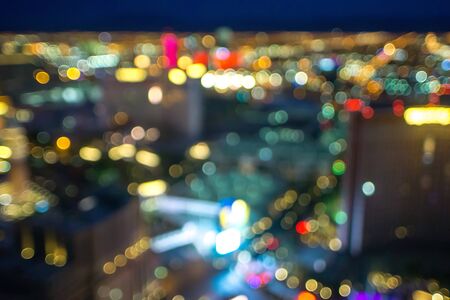 blurred abstract bokeh las vegas nevada