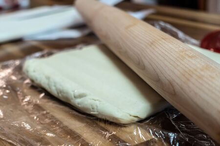 the making of tenderloin beef wellington for dinner