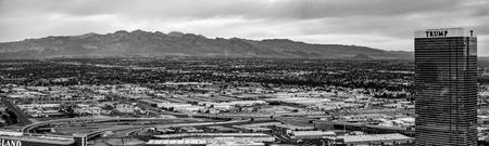 aerial las vegas nevada panoramaのeditorial素材