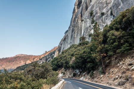yosemite national park scenery early morning