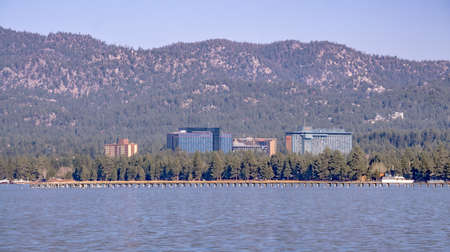 beautiful sierra scenery at lake tahoe californiaの写真素材