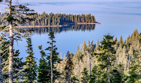 beautiful sierra scenery at lake tahoe california