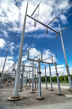 Electric High-voltage power substation