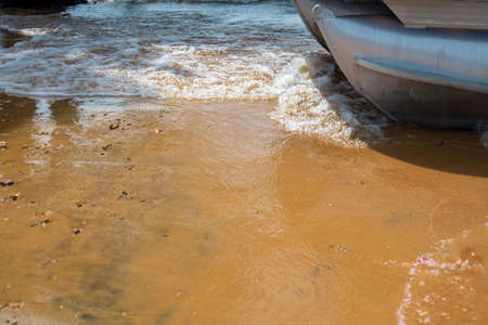 boating on lake hartwell in south carolinaの写真素材