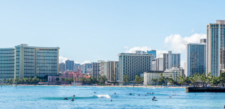 spectacular scenic views of honolulu hawaii on oahu island