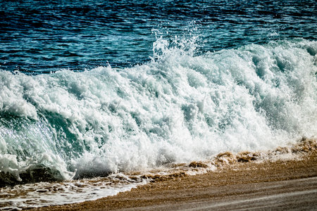 oahu island in hawaii northshore ocean scenesの写真素材