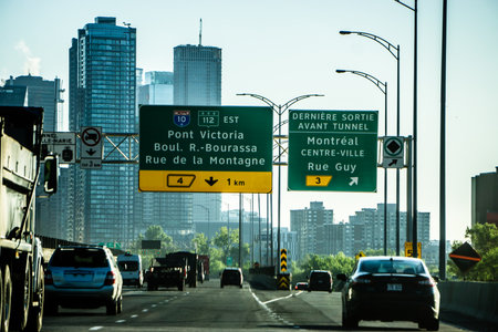 city of montreal canada scenes in summerの写真素材
