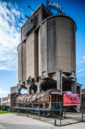 city of toronto skyline and street viewsの写真素材