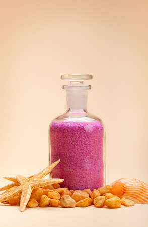 Sea minerals - bath saltの写真素材