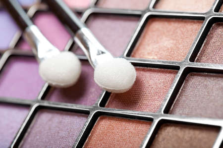 Eye shadows paletteの写真素材