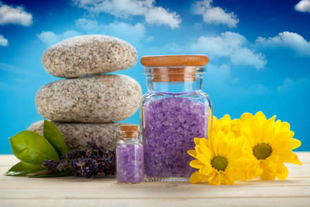 Lavender aromatherapyの写真素材
