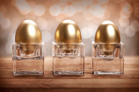 Three golden eggs