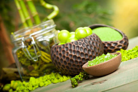 Green Spa - minerals for aromatherapyの写真素材