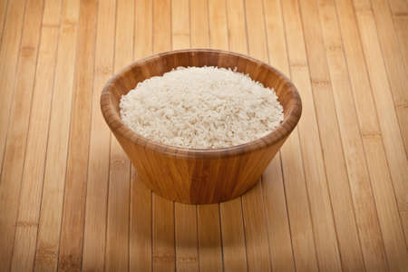 Rice on bowlの写真素材