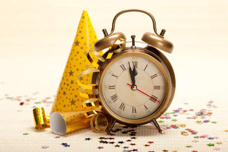 Midnight - clock face and decorations