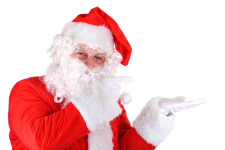 Santa Claus on white backgroundの写真素材