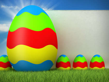 Easter - colored eggs