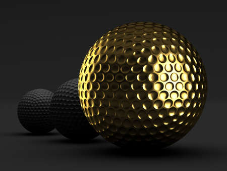 Golf ballsの写真素材