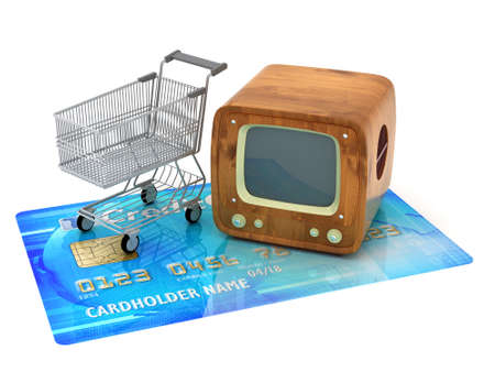 Tv Shopping - concept illustration