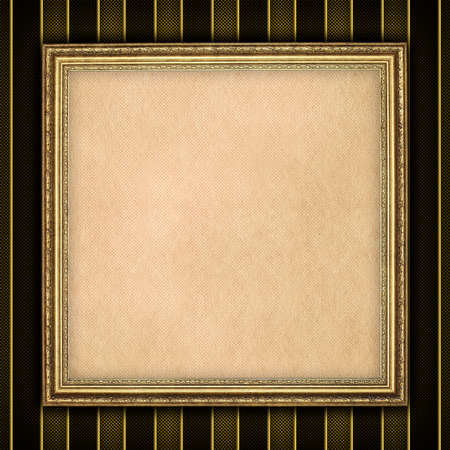 Picture frame on patterned backgroundの写真素材