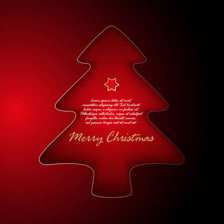 Christmas card - minimalist designのイラスト素材