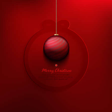 Christmas card templateのイラスト素材