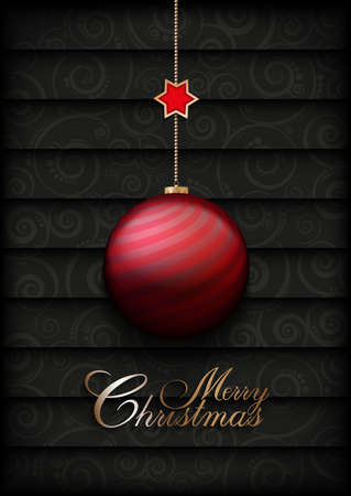 Christmas card templateのイラスト素材