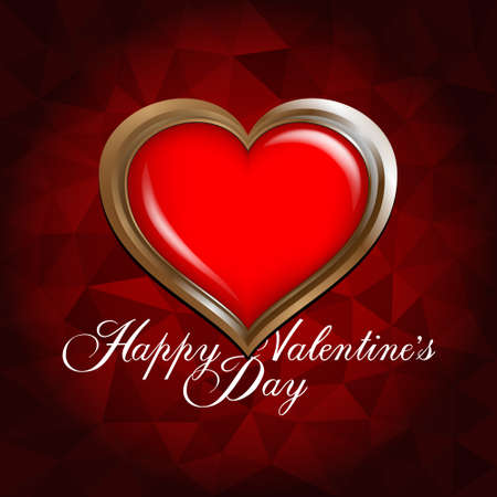 Valentines Day card - background templateのイラスト素材